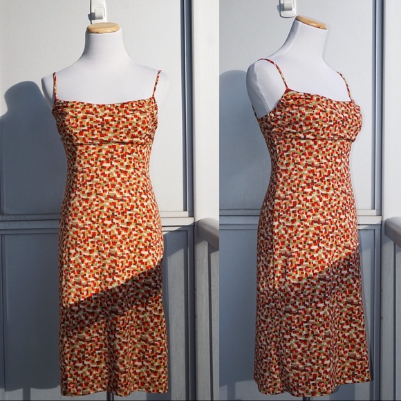 🌸 BCBGMaxazria 90s y2k Mini Dress (S) - Picture 3 of 5